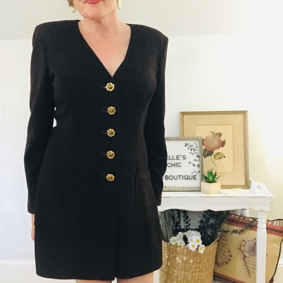 St. John Collection Dresses & Skirts - [SOLD]St. John Collection Brown Santana Knit Dress